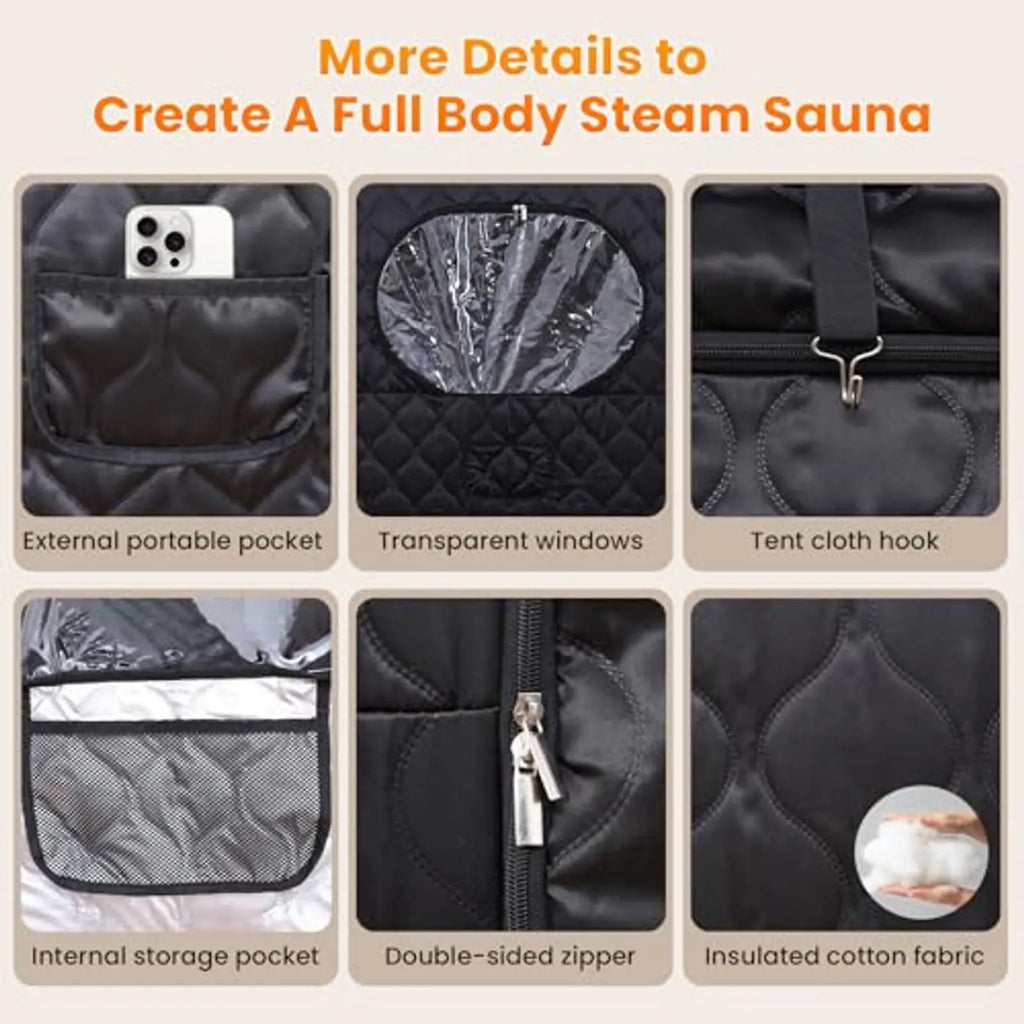 ZENHAUS Portable Steam Sauna — At-Home Spa Kit