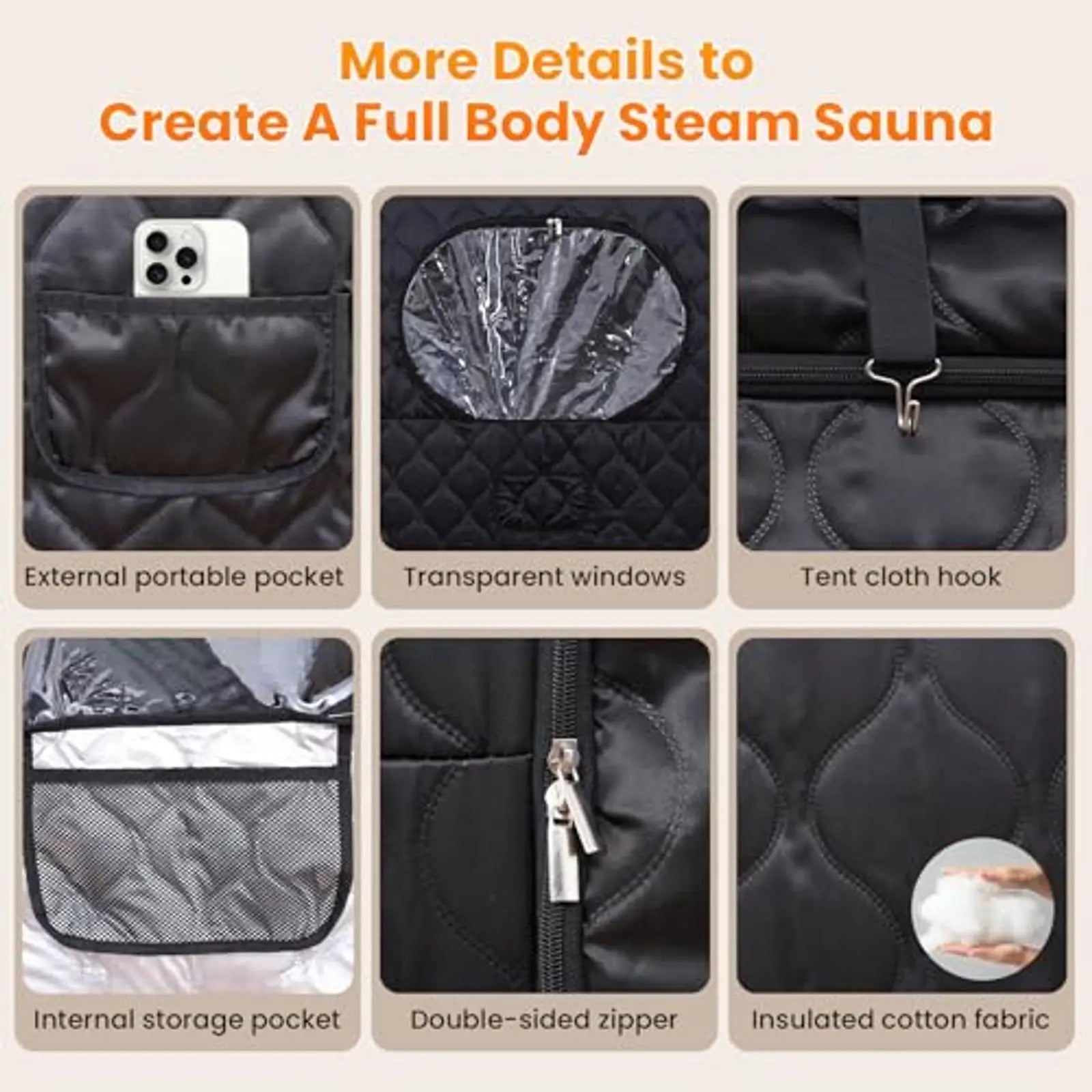 ZENHAUS Portable Steam Sauna — At-Home Spa Kit